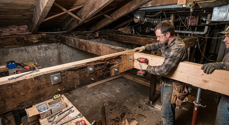 Foundation Joist Repair in Wilmington, NC