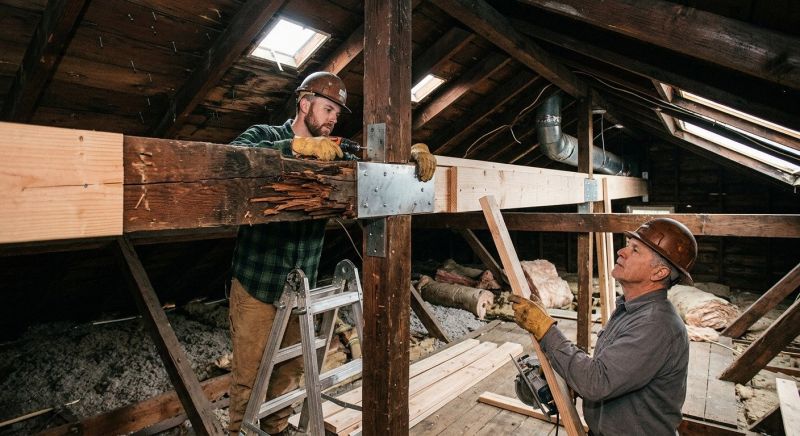 Garage Beam Repair in Wilmington, NC