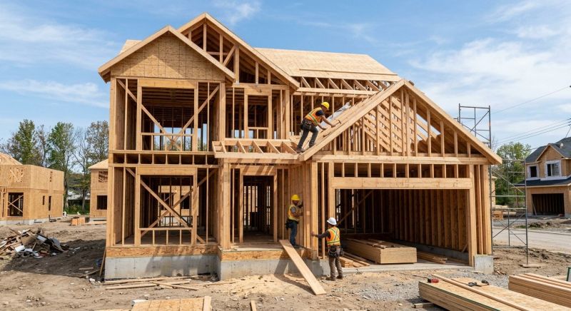 House Framing in Conroe, TX