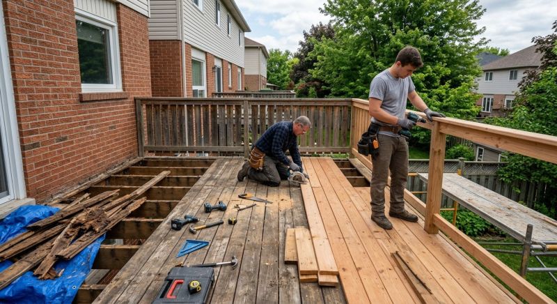 Wood Balcony Repair in Redmond, WA